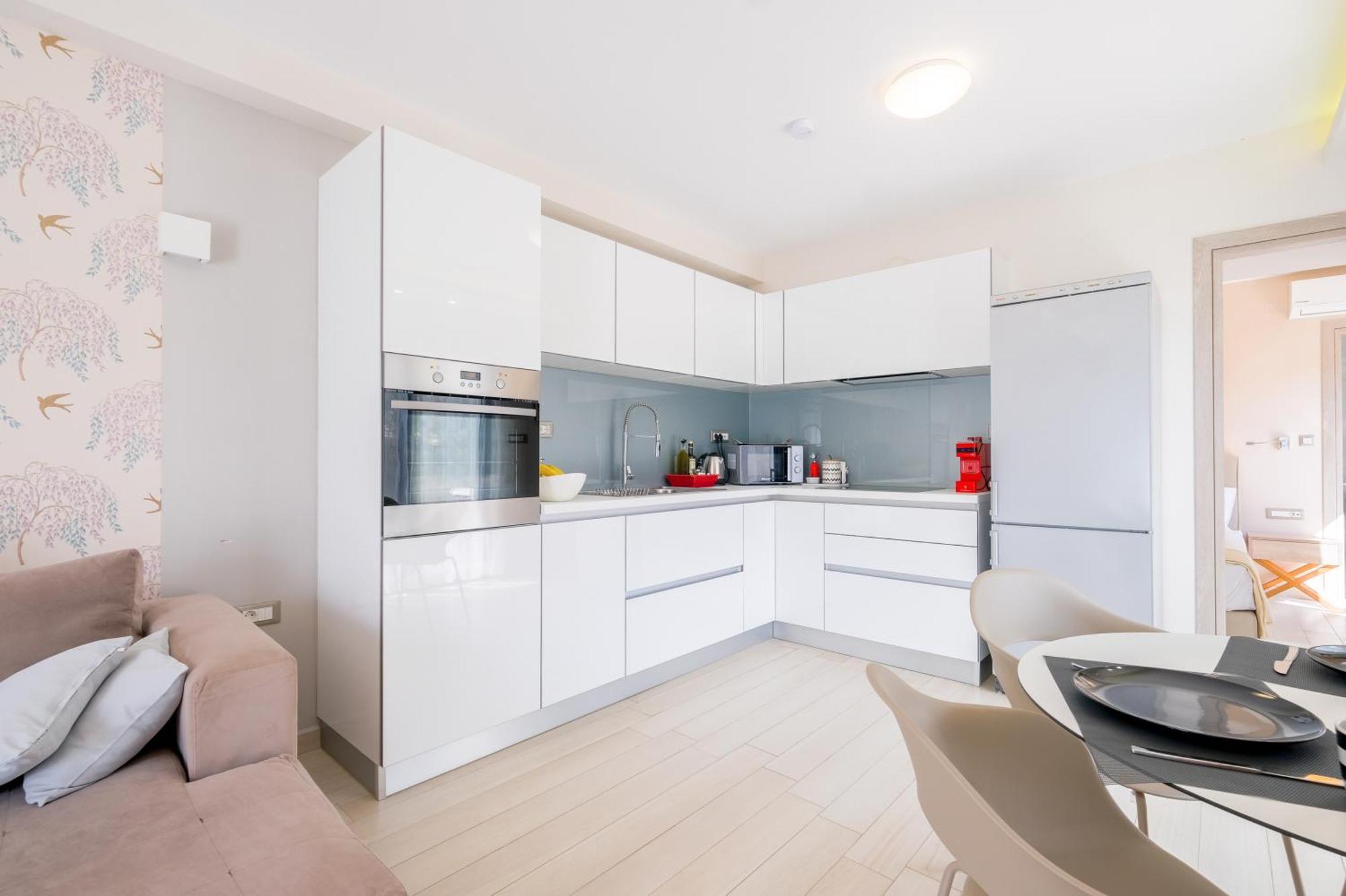Glaros Casa Verde - Cozy Flat With Garden Near Beach Kato Daratso Ngoại thất bức ảnh