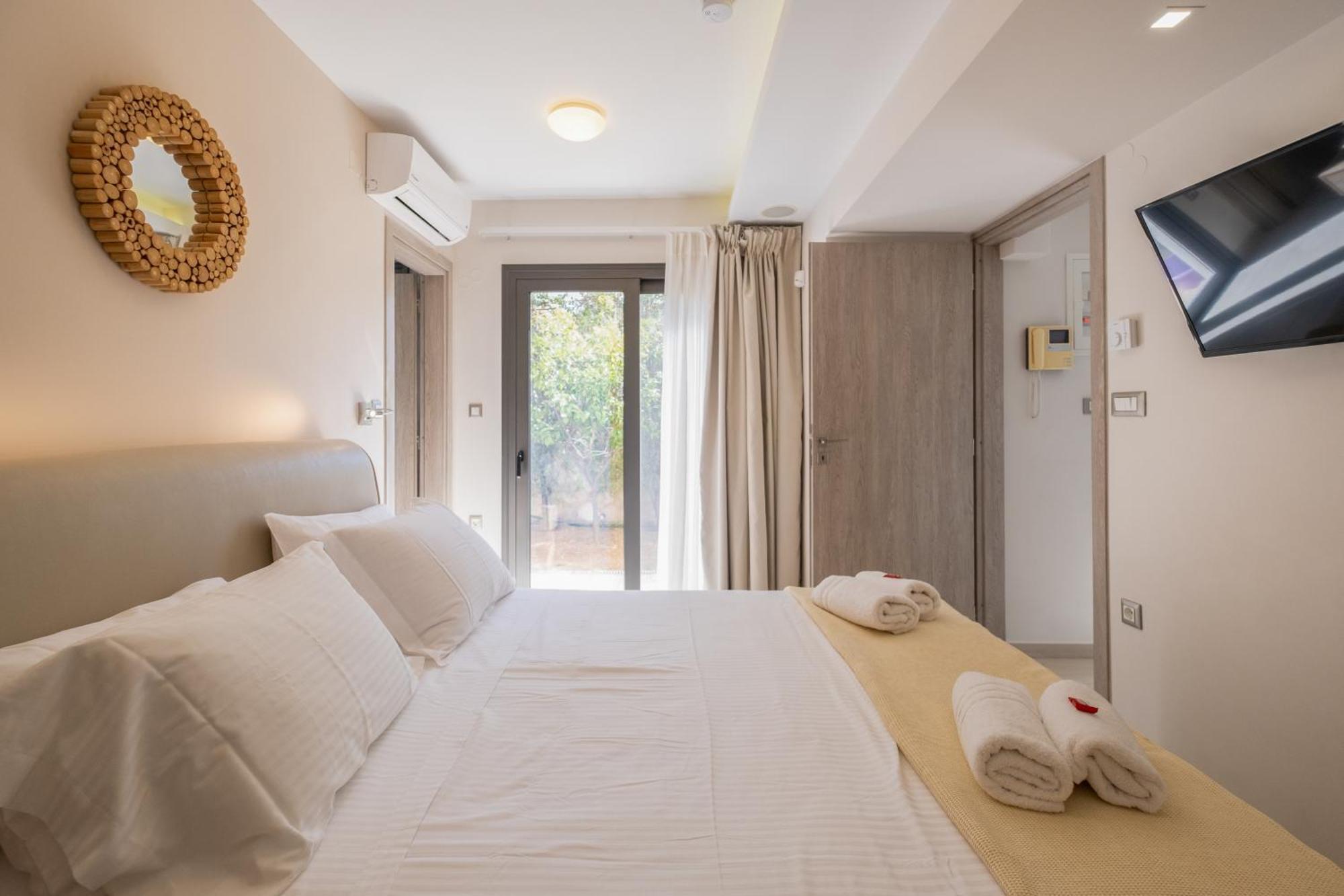 Glaros Casa Verde - Cozy Flat With Garden Near Beach Kato Daratso Ngoại thất bức ảnh