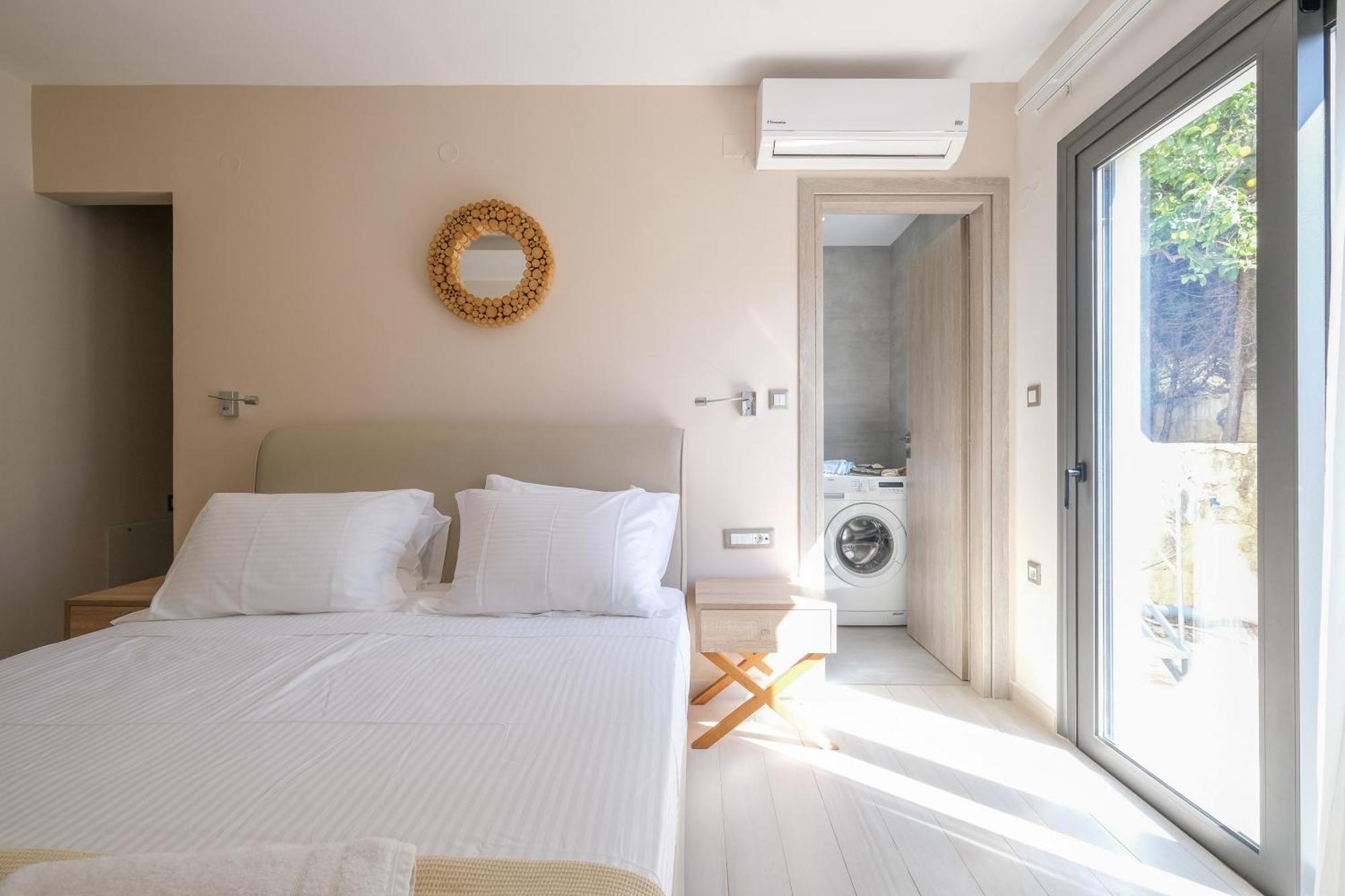 Glaros Casa Verde - Cozy Flat With Garden Near Beach Kato Daratso Ngoại thất bức ảnh