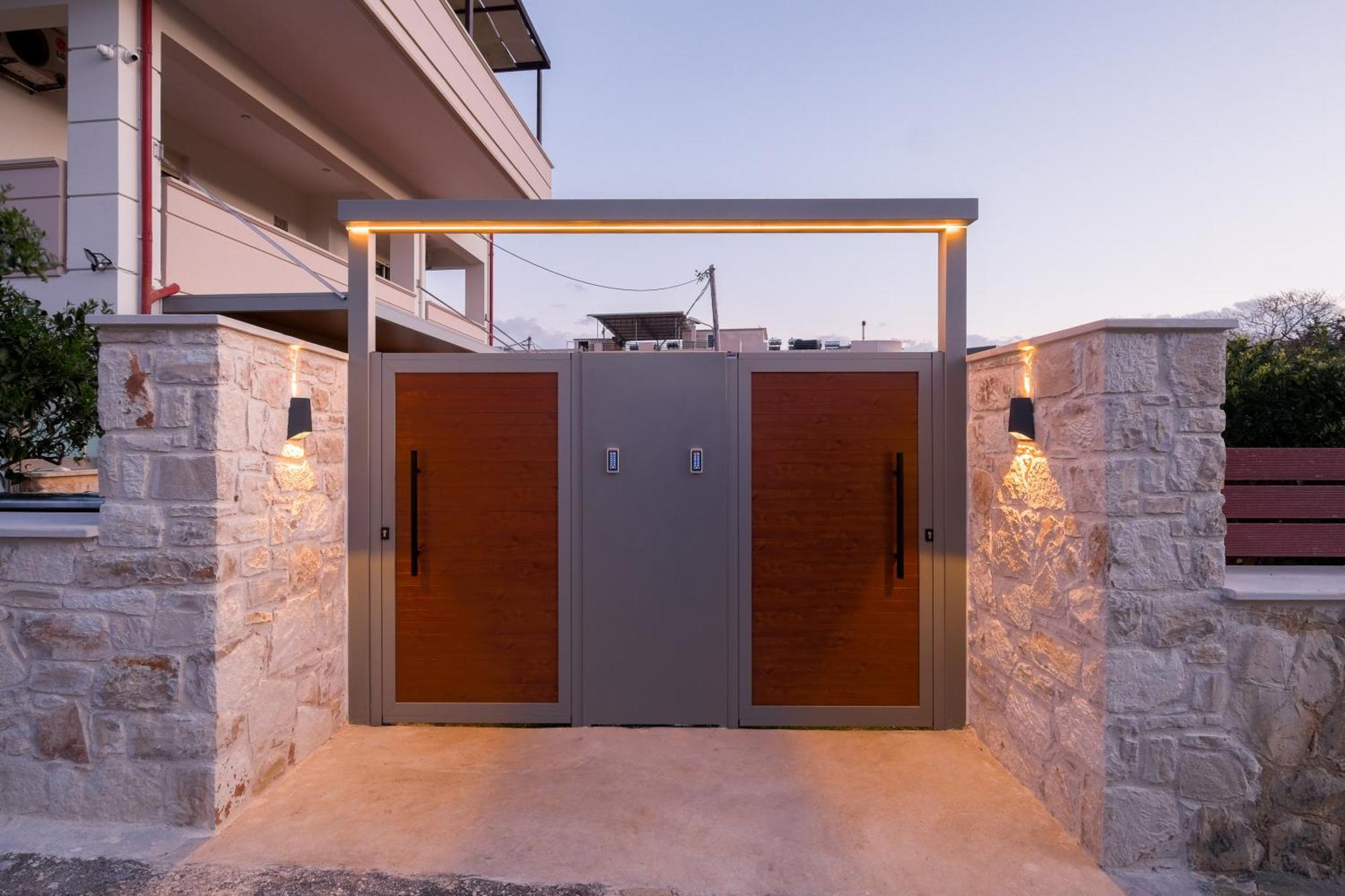 Glaros Casa Verde - Cozy Flat With Garden Near Beach Kato Daratso Ngoại thất bức ảnh